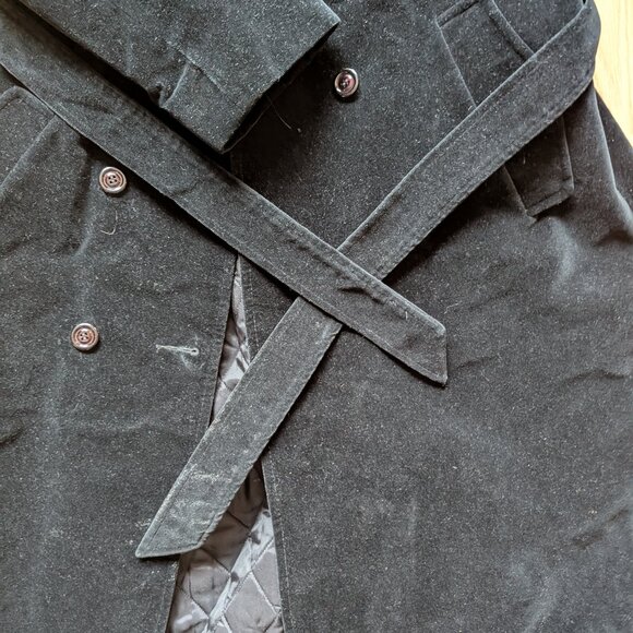 VTG Velour/Velvet Maxi Coat - Picture 2 of 7